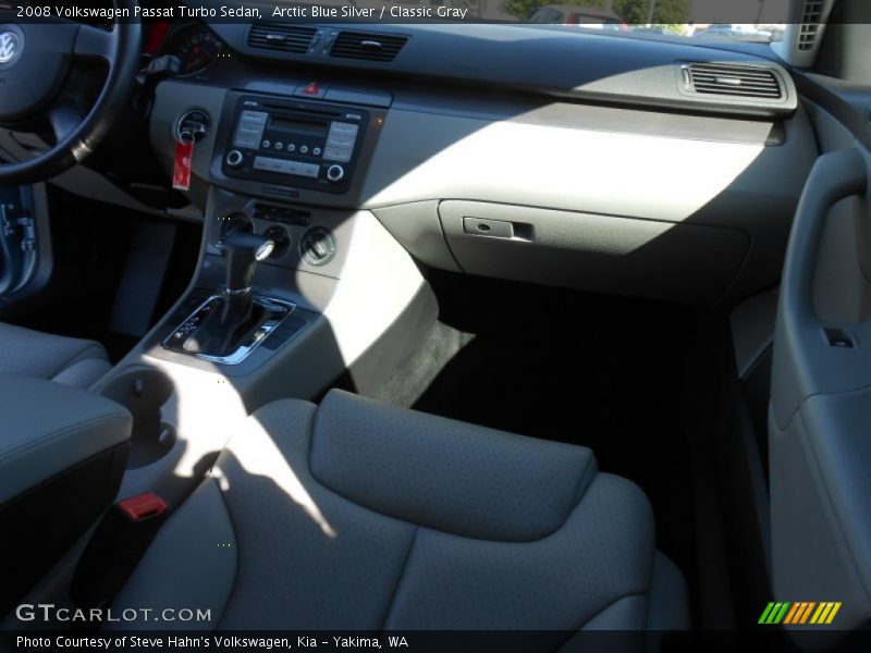 Arctic Blue Silver / Classic Gray 2008 Volkswagen Passat Turbo Sedan