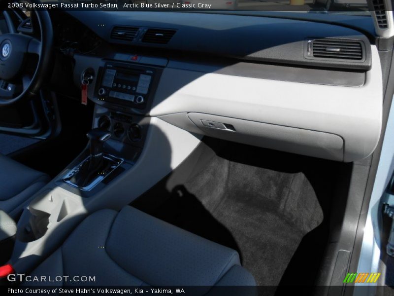 Arctic Blue Silver / Classic Gray 2008 Volkswagen Passat Turbo Sedan