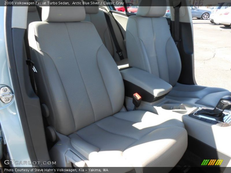 Arctic Blue Silver / Classic Gray 2008 Volkswagen Passat Turbo Sedan