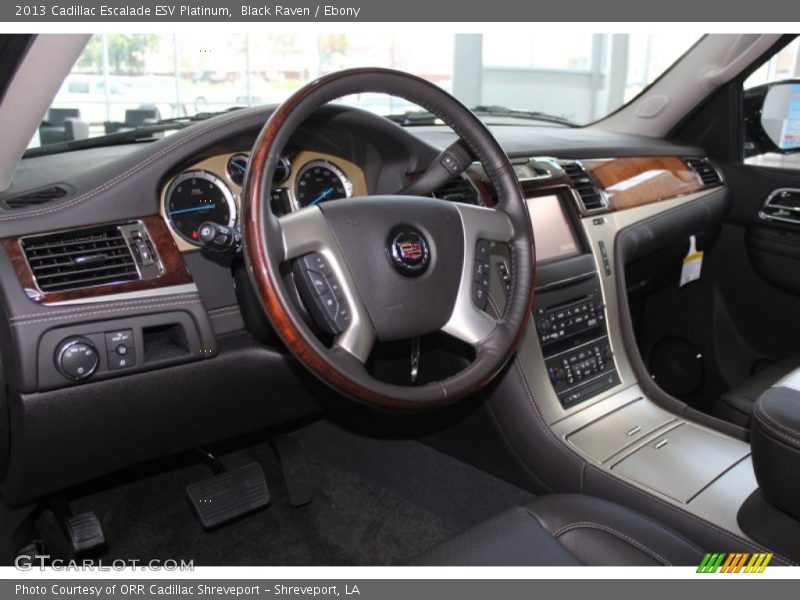 Dashboard of 2013 Escalade ESV Platinum