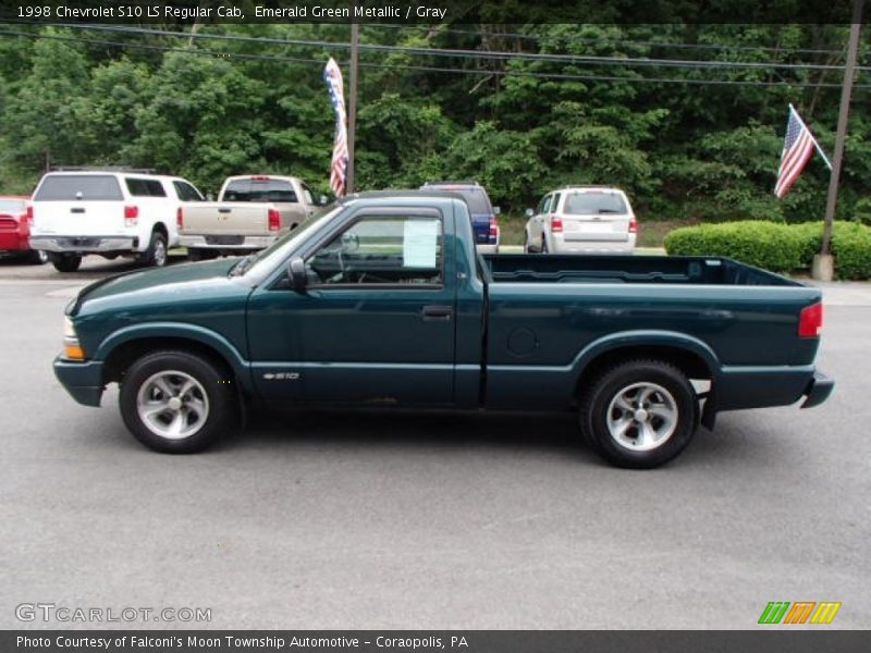  1998 S10 LS Regular Cab Emerald Green Metallic