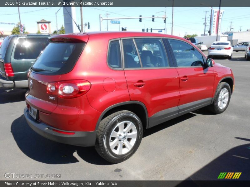 Wild Cherry Metallic / Charcoal 2010 Volkswagen Tiguan S