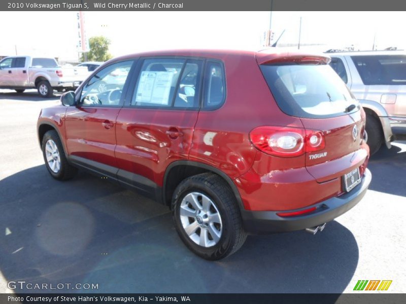 Wild Cherry Metallic / Charcoal 2010 Volkswagen Tiguan S