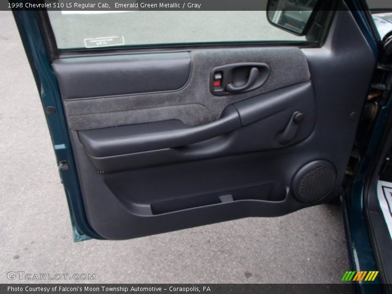 Emerald Green Metallic / Gray 1998 Chevrolet S10 LS Regular Cab