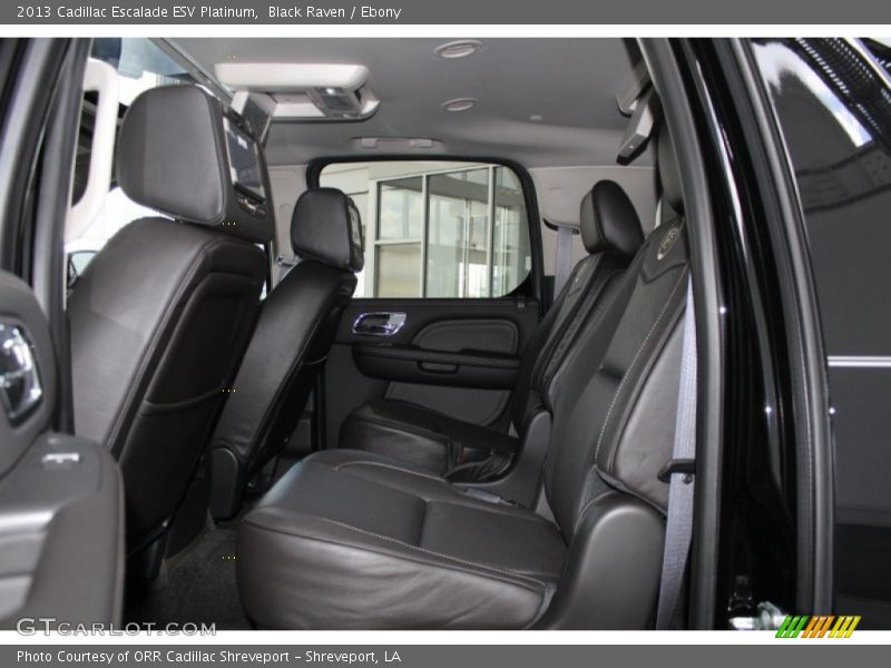 Rear Seat of 2013 Escalade ESV Platinum