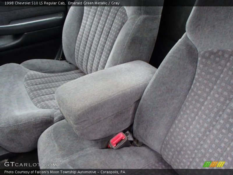 Emerald Green Metallic / Gray 1998 Chevrolet S10 LS Regular Cab