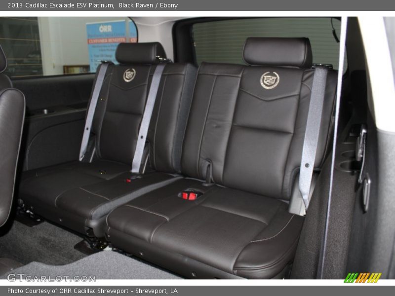 Rear Seat of 2013 Escalade ESV Platinum