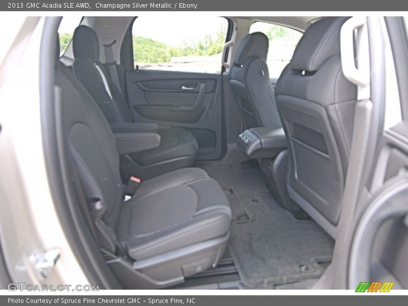 Champagne Silver Metallic / Ebony 2013 GMC Acadia SLE AWD