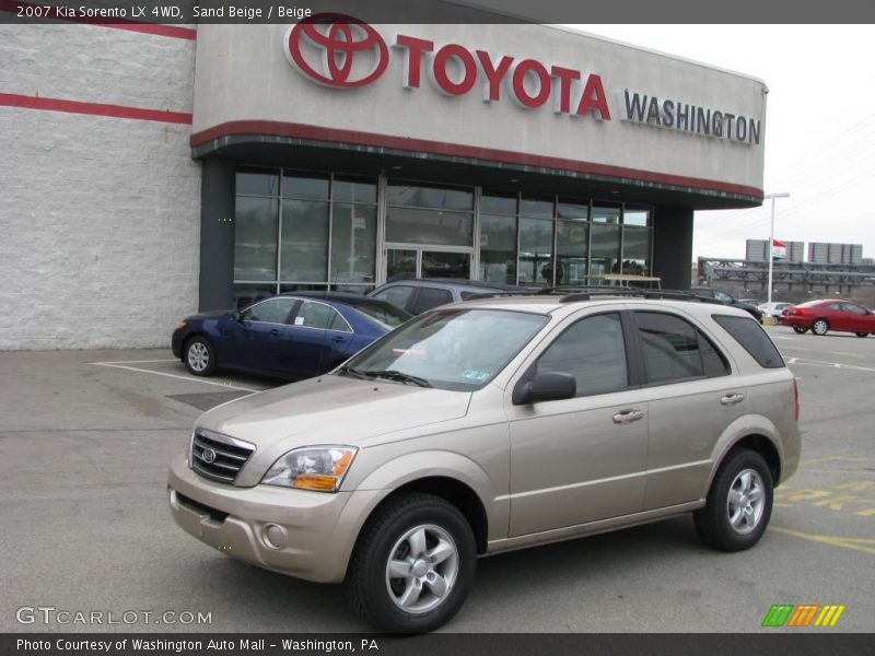 Sand Beige / Beige 2007 Kia Sorento LX 4WD