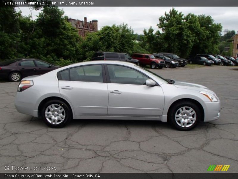 Brilliant Silver / Charcoal 2012 Nissan Altima 2.5 S