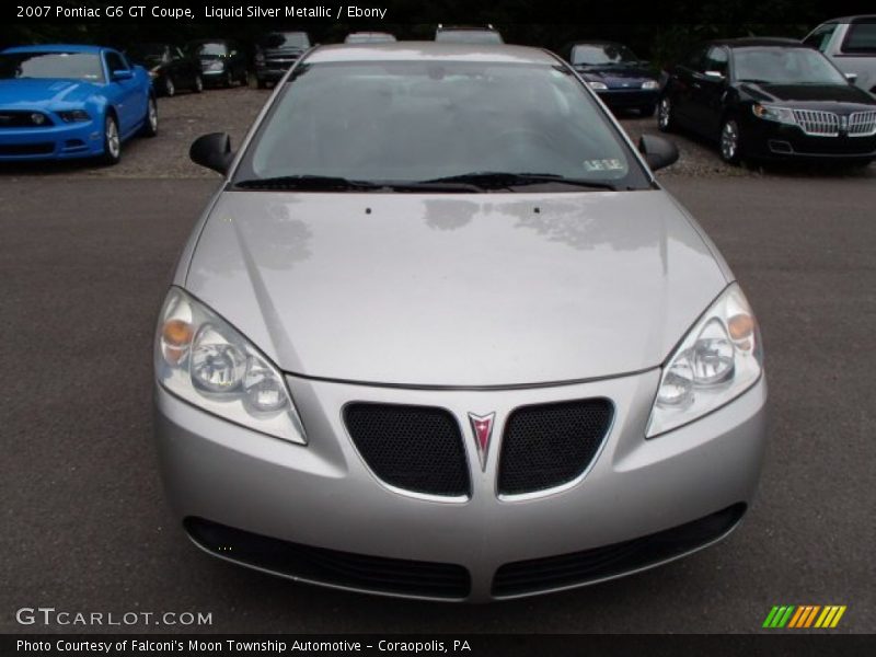 Liquid Silver Metallic / Ebony 2007 Pontiac G6 GT Coupe