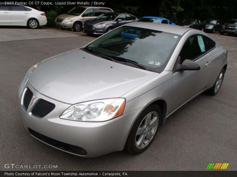 Liquid Silver Metallic / Ebony 2007 Pontiac G6 GT Coupe