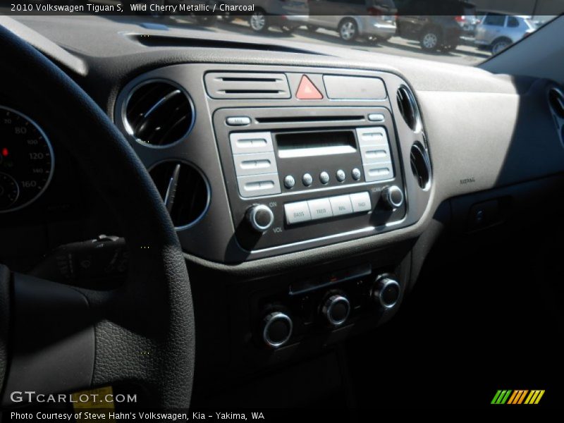 Wild Cherry Metallic / Charcoal 2010 Volkswagen Tiguan S