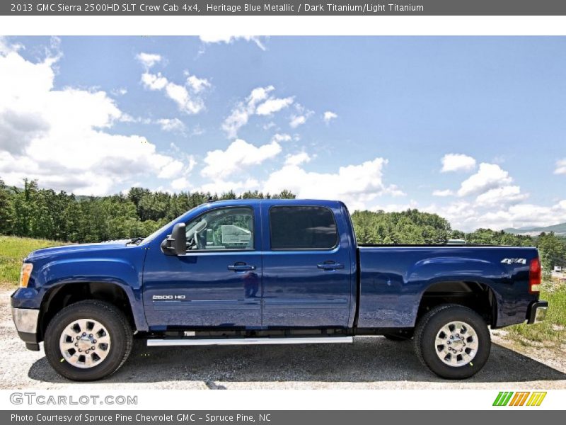  2013 Sierra 2500HD SLT Crew Cab 4x4 Heritage Blue Metallic
