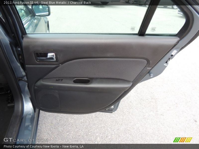 Steel Blue Metallic / Charcoal Black 2011 Ford Fusion SE V6