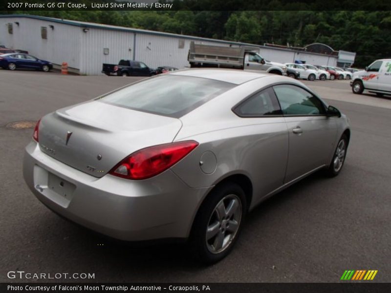 Liquid Silver Metallic / Ebony 2007 Pontiac G6 GT Coupe