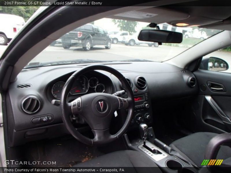 Liquid Silver Metallic / Ebony 2007 Pontiac G6 GT Coupe