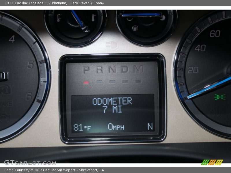 Black Raven / Ebony 2013 Cadillac Escalade ESV Platinum