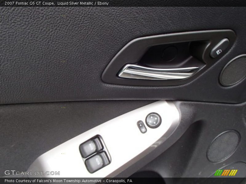 Liquid Silver Metallic / Ebony 2007 Pontiac G6 GT Coupe