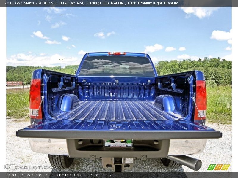 Heritage Blue Metallic / Dark Titanium/Light Titanium 2013 GMC Sierra 2500HD SLT Crew Cab 4x4