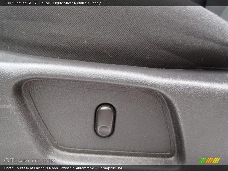 Liquid Silver Metallic / Ebony 2007 Pontiac G6 GT Coupe