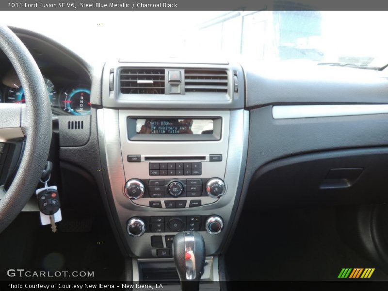 Steel Blue Metallic / Charcoal Black 2011 Ford Fusion SE V6
