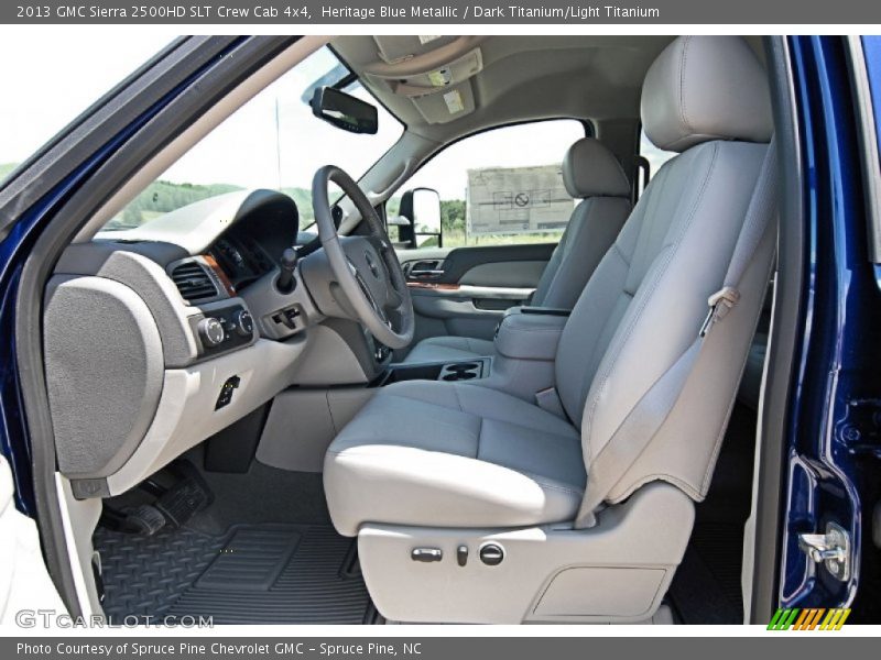 Front Seat of 2013 Sierra 2500HD SLT Crew Cab 4x4