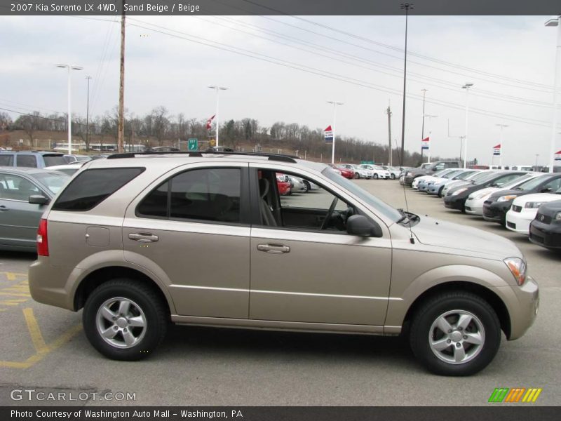 Sand Beige / Beige 2007 Kia Sorento LX 4WD