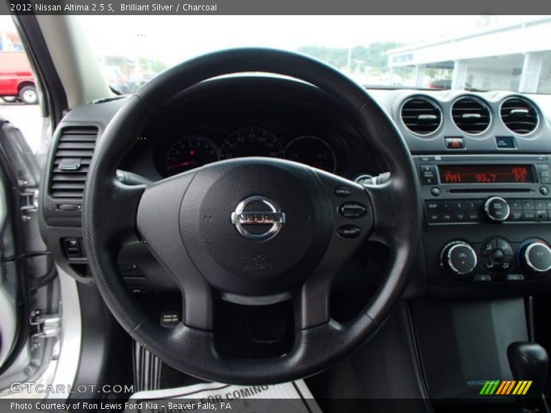 Brilliant Silver / Charcoal 2012 Nissan Altima 2.5 S