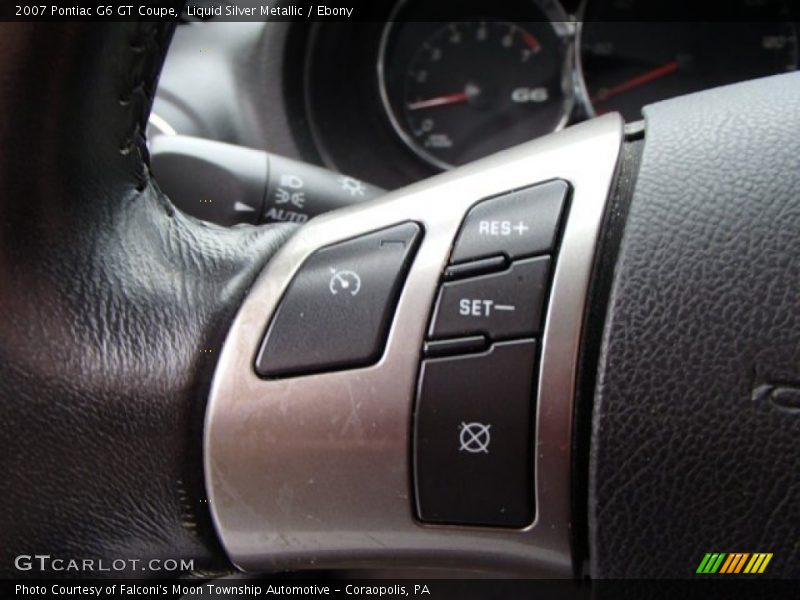 Liquid Silver Metallic / Ebony 2007 Pontiac G6 GT Coupe