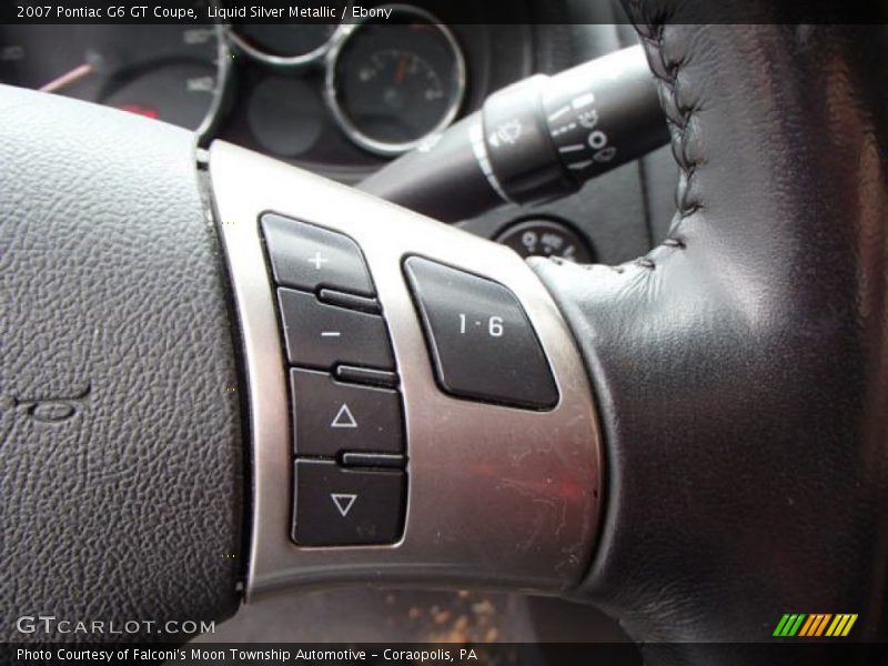 Liquid Silver Metallic / Ebony 2007 Pontiac G6 GT Coupe