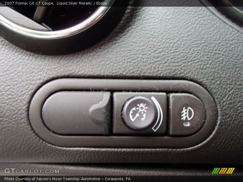Liquid Silver Metallic / Ebony 2007 Pontiac G6 GT Coupe