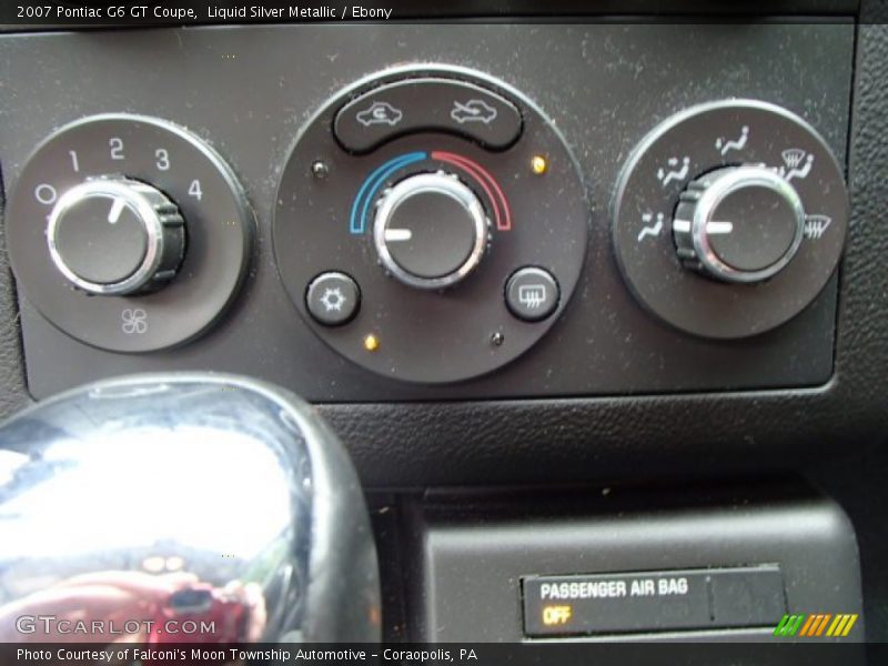 Liquid Silver Metallic / Ebony 2007 Pontiac G6 GT Coupe