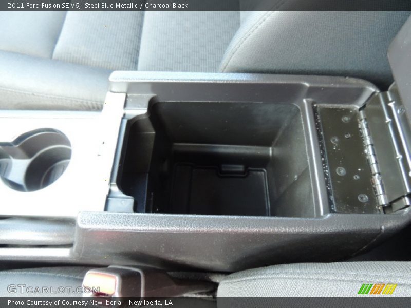 Steel Blue Metallic / Charcoal Black 2011 Ford Fusion SE V6