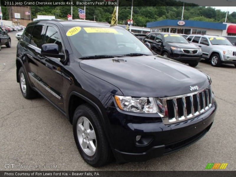 Blackberry Pearl / Black 2011 Jeep Grand Cherokee Laredo 4x4