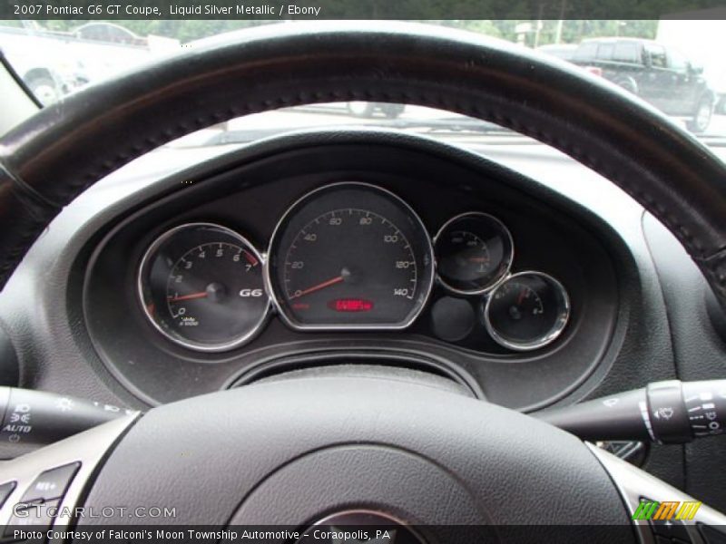 Liquid Silver Metallic / Ebony 2007 Pontiac G6 GT Coupe