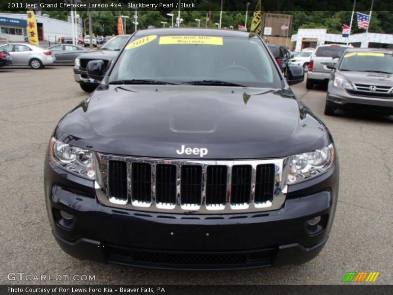 Blackberry Pearl / Black 2011 Jeep Grand Cherokee Laredo 4x4