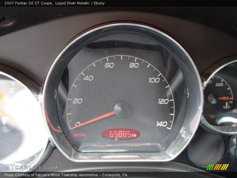 Liquid Silver Metallic / Ebony 2007 Pontiac G6 GT Coupe