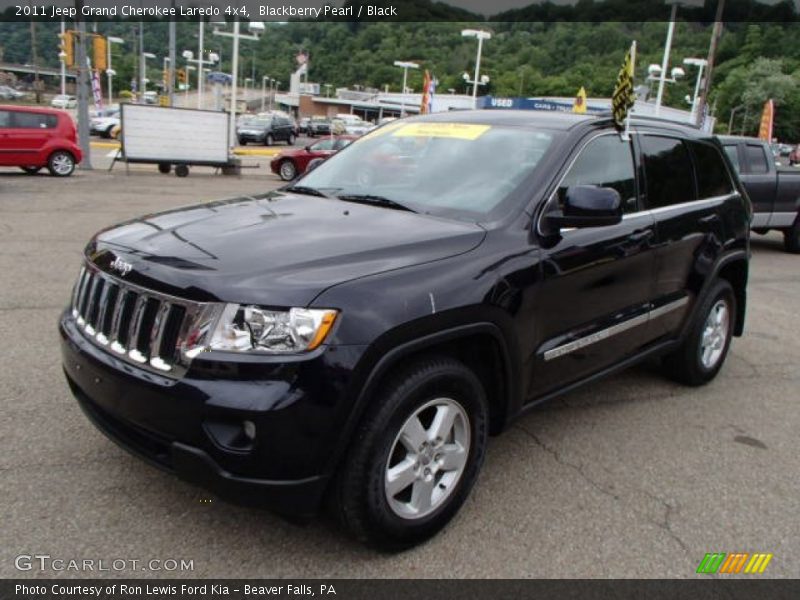 Blackberry Pearl / Black 2011 Jeep Grand Cherokee Laredo 4x4