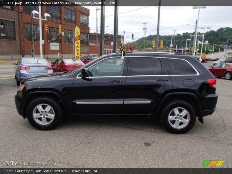 Blackberry Pearl / Black 2011 Jeep Grand Cherokee Laredo 4x4