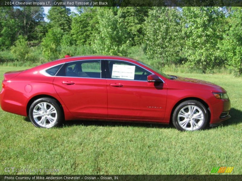 Crystal Red Tintcoat / Jet Black 2014 Chevrolet Impala LT