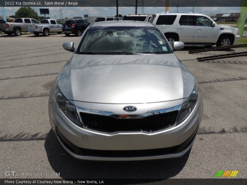 Satin Metal / Beige 2012 Kia Optima LX