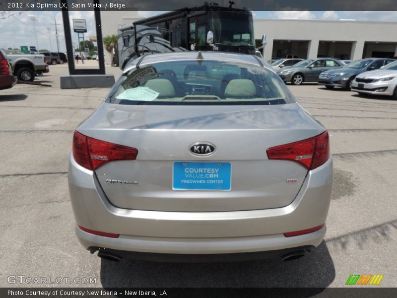 Satin Metal / Beige 2012 Kia Optima LX