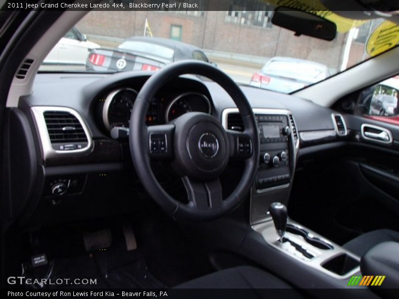 Blackberry Pearl / Black 2011 Jeep Grand Cherokee Laredo 4x4