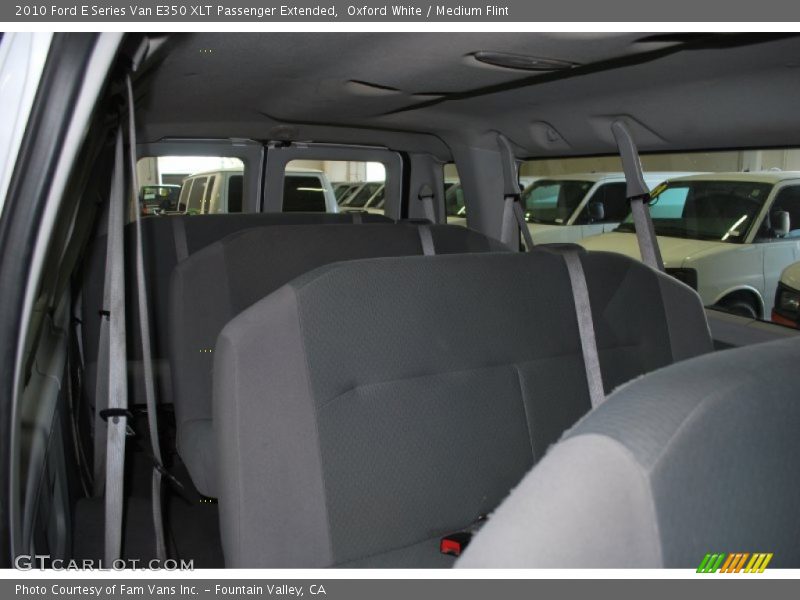 Oxford White / Medium Flint 2010 Ford E Series Van E350 XLT Passenger Extended