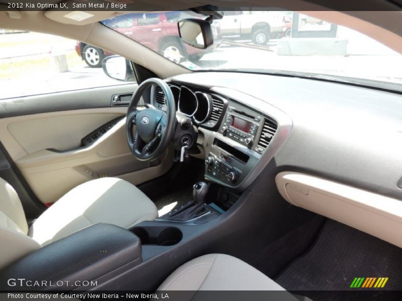 Satin Metal / Beige 2012 Kia Optima LX