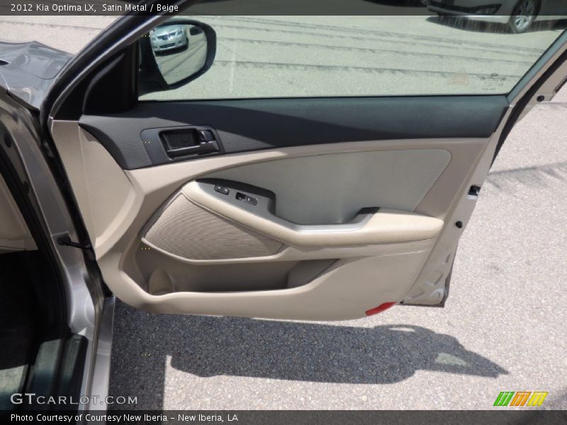 Satin Metal / Beige 2012 Kia Optima LX