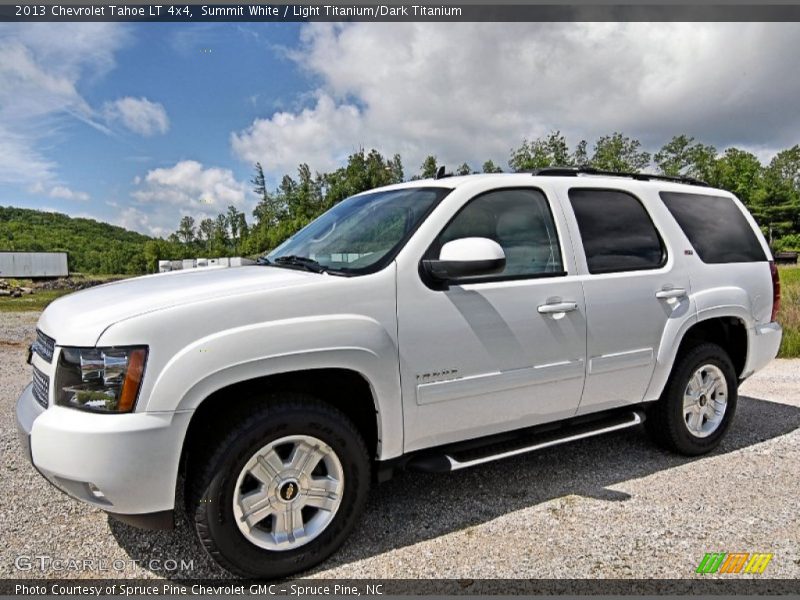 Summit White / Light Titanium/Dark Titanium 2013 Chevrolet Tahoe LT 4x4