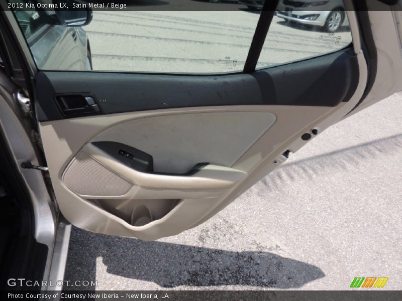 Satin Metal / Beige 2012 Kia Optima LX