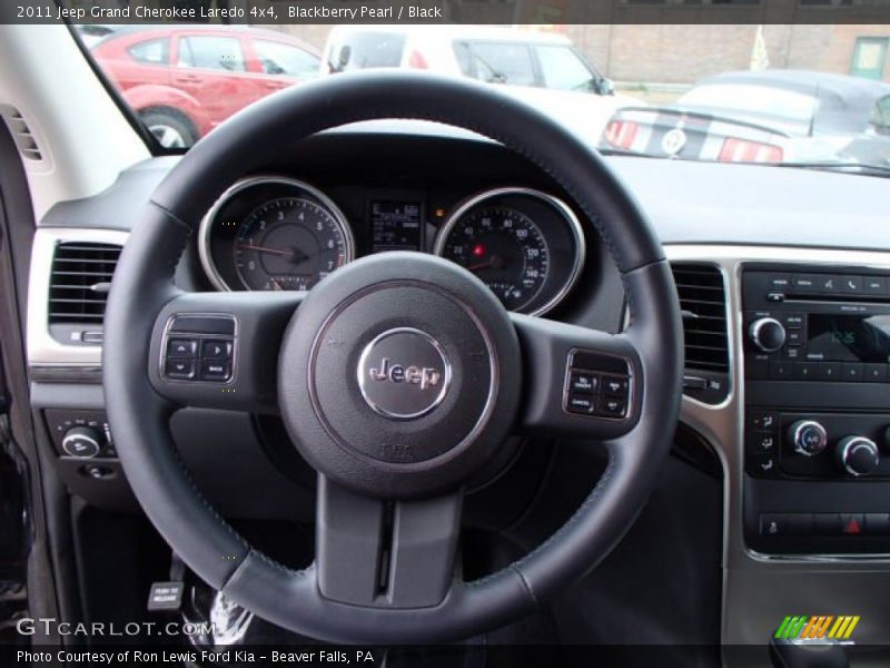 Blackberry Pearl / Black 2011 Jeep Grand Cherokee Laredo 4x4
